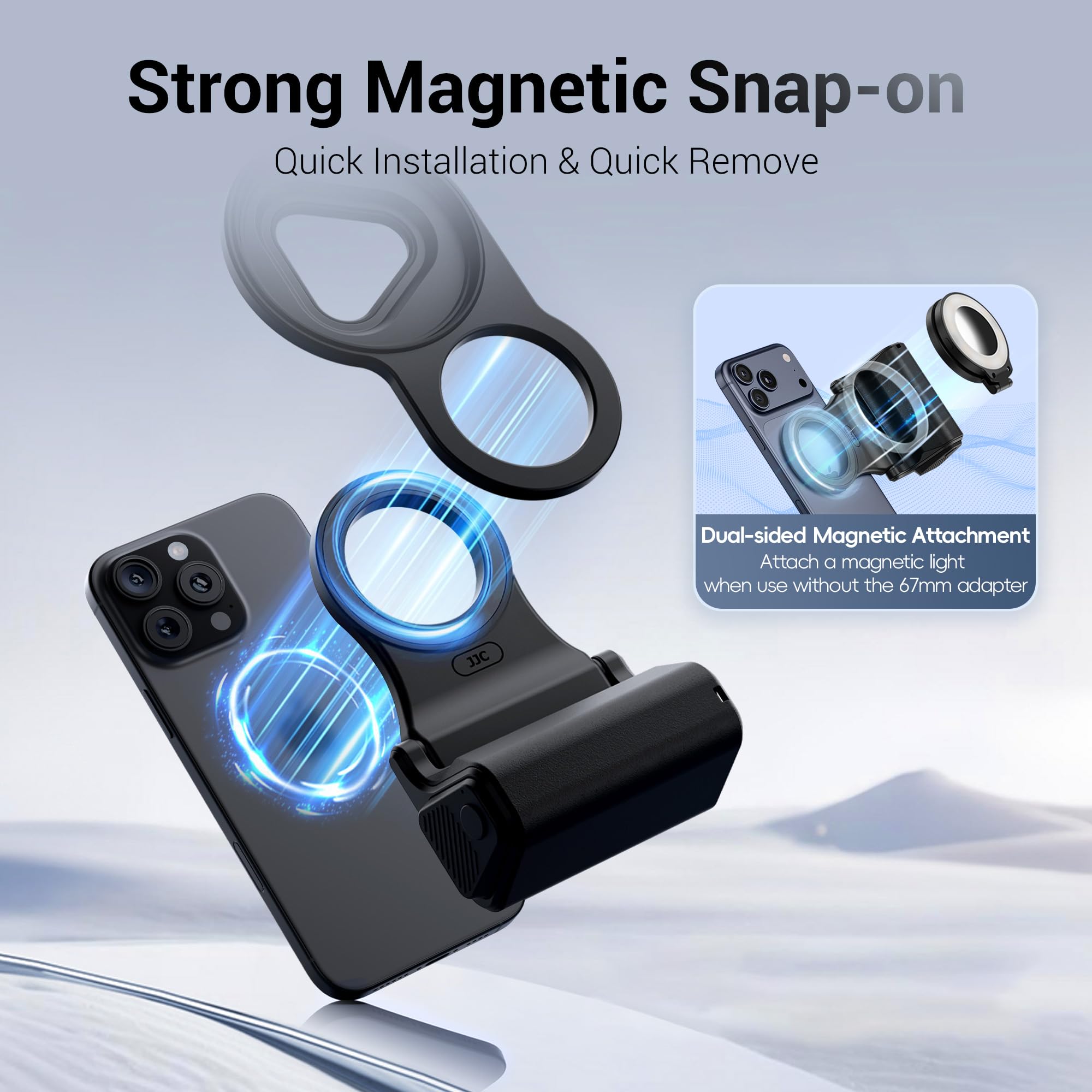 Amazon.com: JJC 67mm Magnetic Filter Adapter with Phone Camera