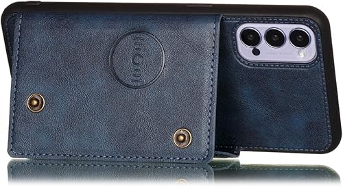 Miniatura 2 de Funda para Realme 7 Pro RMX2170, con ranura para tarjeta, color azul