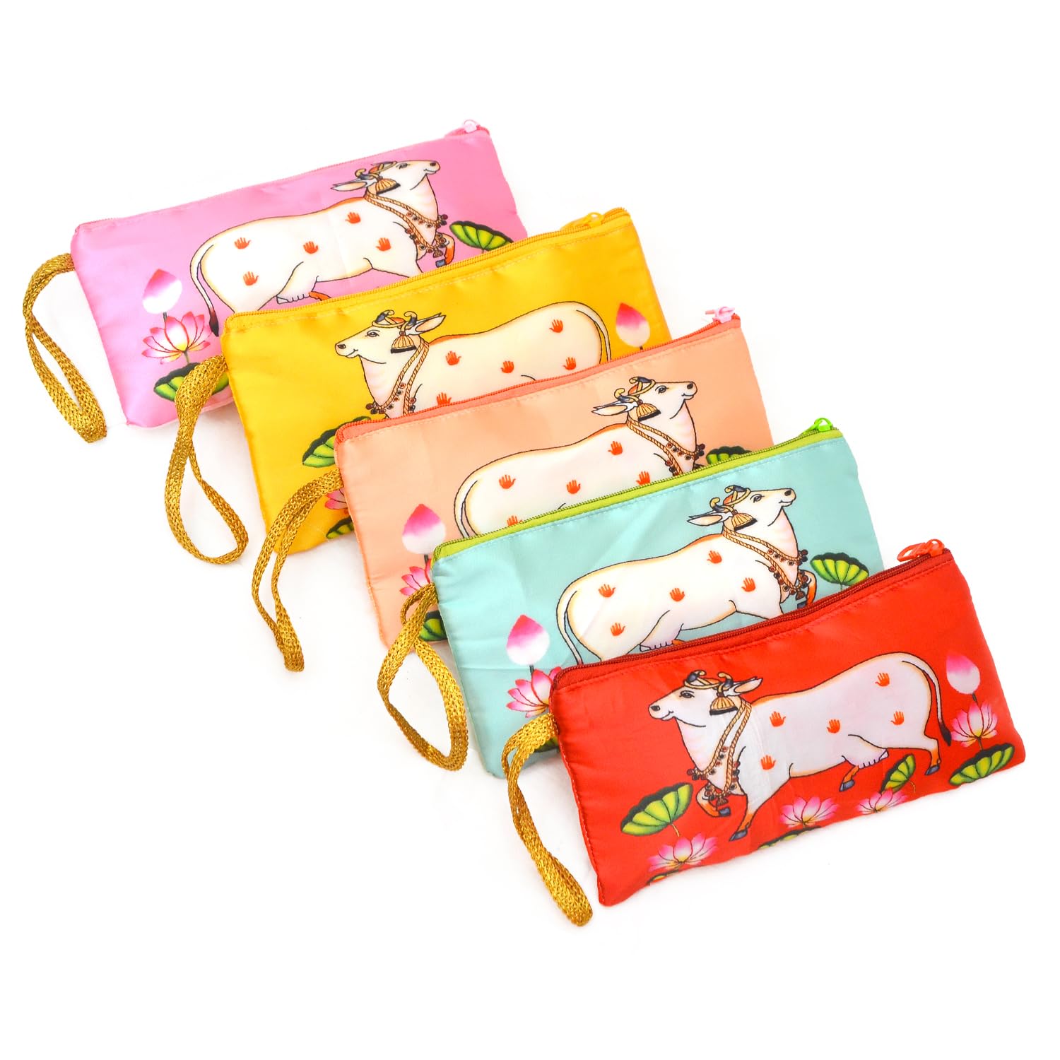 Rishabh Printed Potli Bags for Return Gifts | Traditional Drawstring Gift Pouches for Weddings, Puja, Baby Shower, Festivals & Party Favors-image-14
