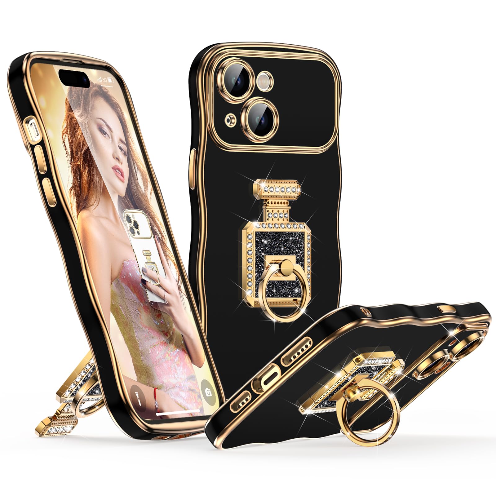 Coque iPhone 15 Pro Max avec support miroir pour vos selfies