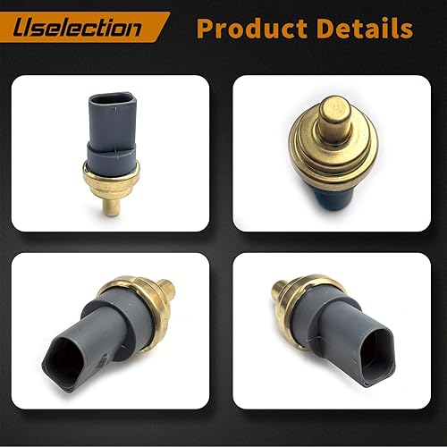 Miniatura 6 de 06A919501A Sensor de temperatura del refrigerante compatible con Audi TT VW Beetle CC EOS Golf GTI Jetta Passat Tiguan Touareg 06A919501B 06A919501