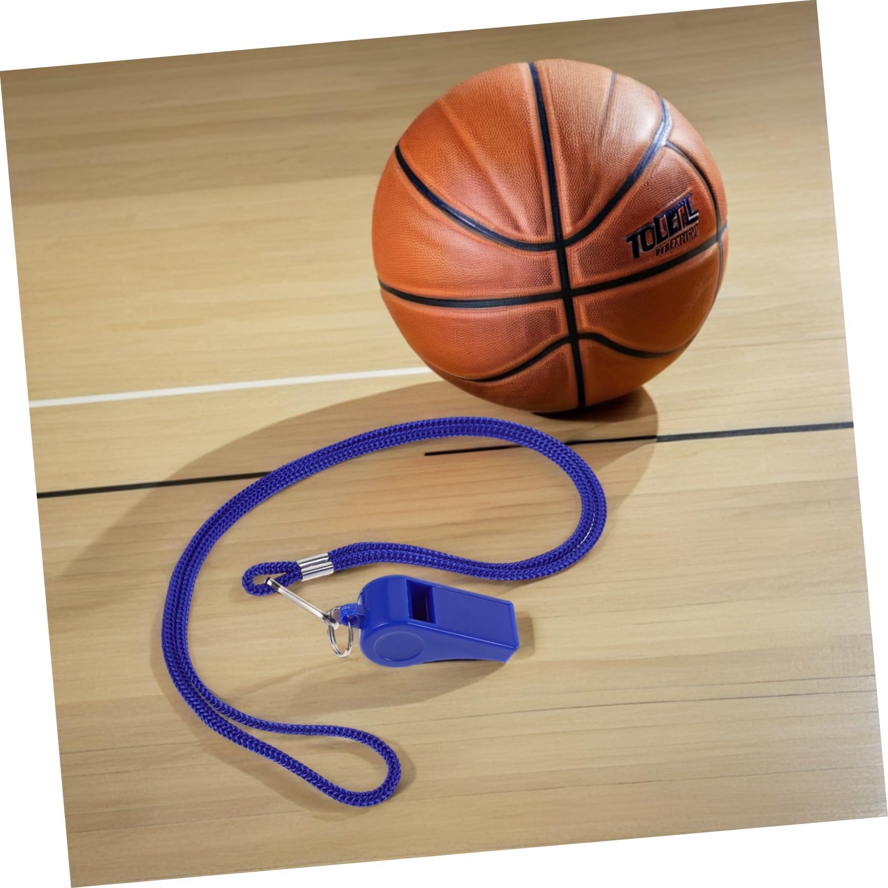 YARNOW 36pezzi Fischietto da Bagnino in Plastica con Cordino Blu Suono Forte e Nitido per Escursionismo Campeggio Calcio e attività all Aperto