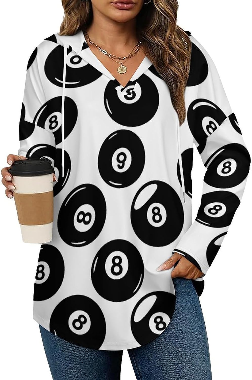 Women Fashion Tops Hoodies for Women Pullover Sweatshirts Casual Long SLeeve Shirts Loose Lightweight Workout