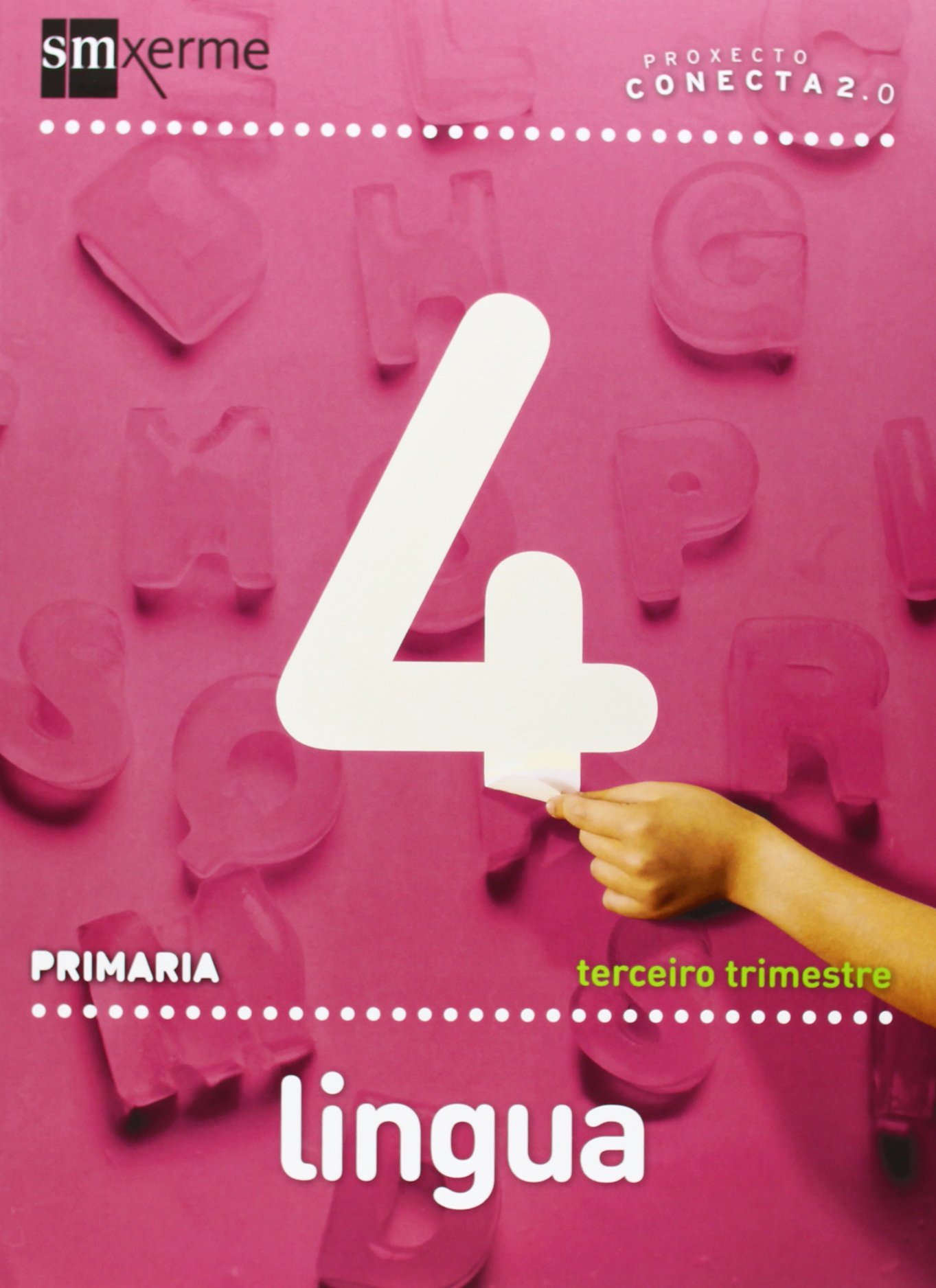 Lingua. 4 Primaria. Conecta 2.0. Trimestres - 9788498543445