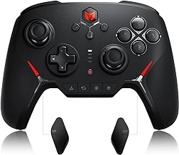 BIGBIG WON Wireless Switch Controller, Bluetooth Wired Dual Mode Game Controller For Nintendo Switch, PC, Android, IOS, Custom Buttons/NFC/Turbo/ 6-Axis Gyro/Vibration/Wake-Up/Screenshot Function