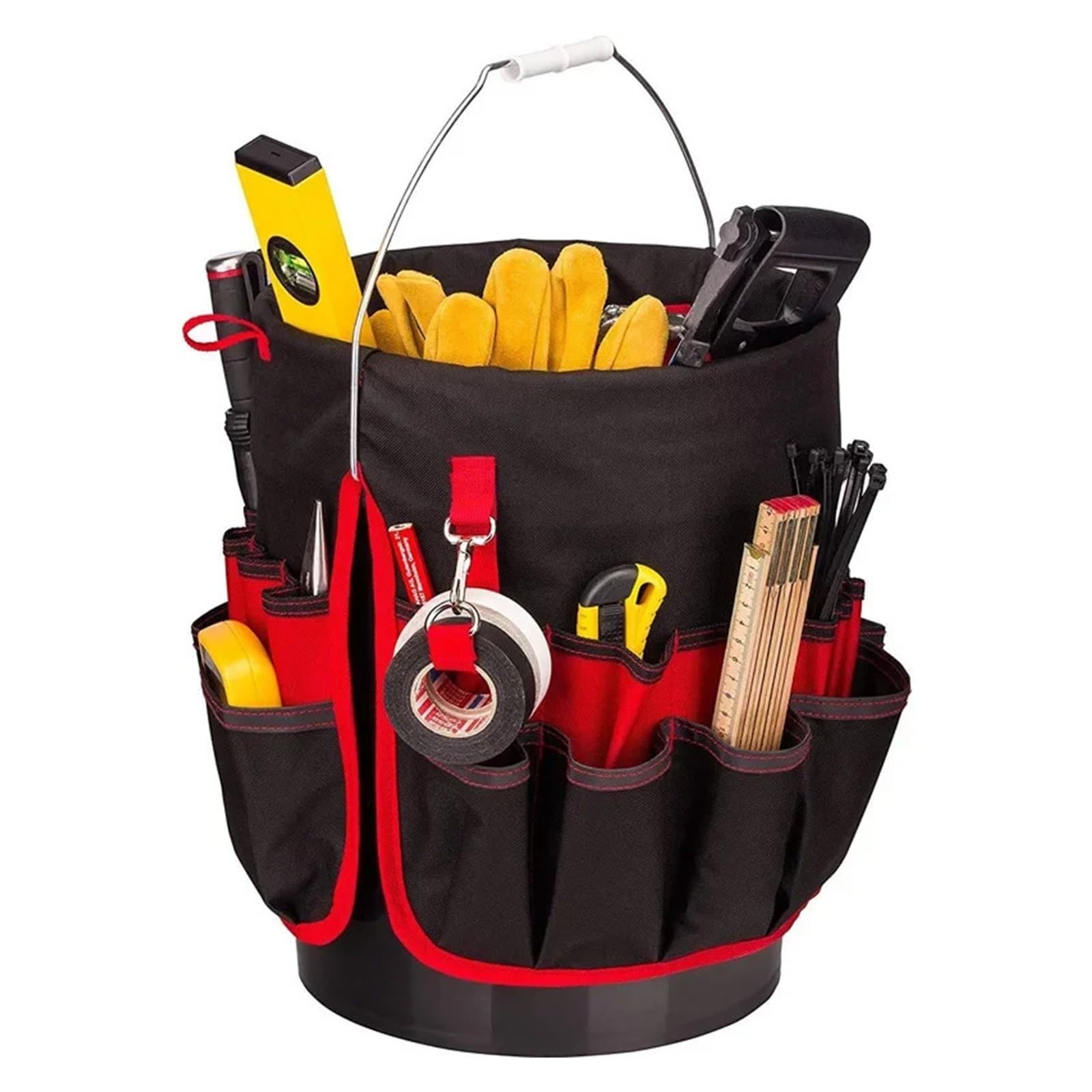 Bolsa organizadora de cubo, bolsa de almacenamiento, bolsa de herramientas de jardinería, bolsa de herramientas de jardín, bolsa de herramientas de mano, cesta de accesorios de plantación