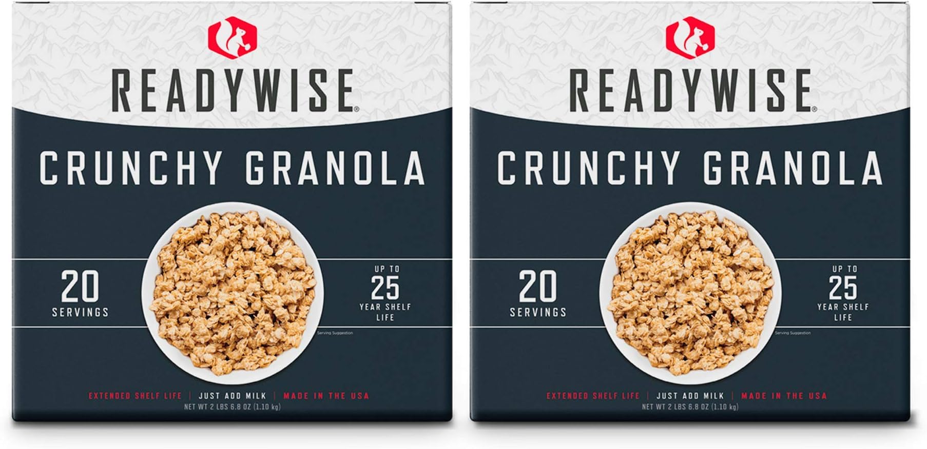 ReadyWise Emergency Food Breakfast Box Kit | 40 Servings