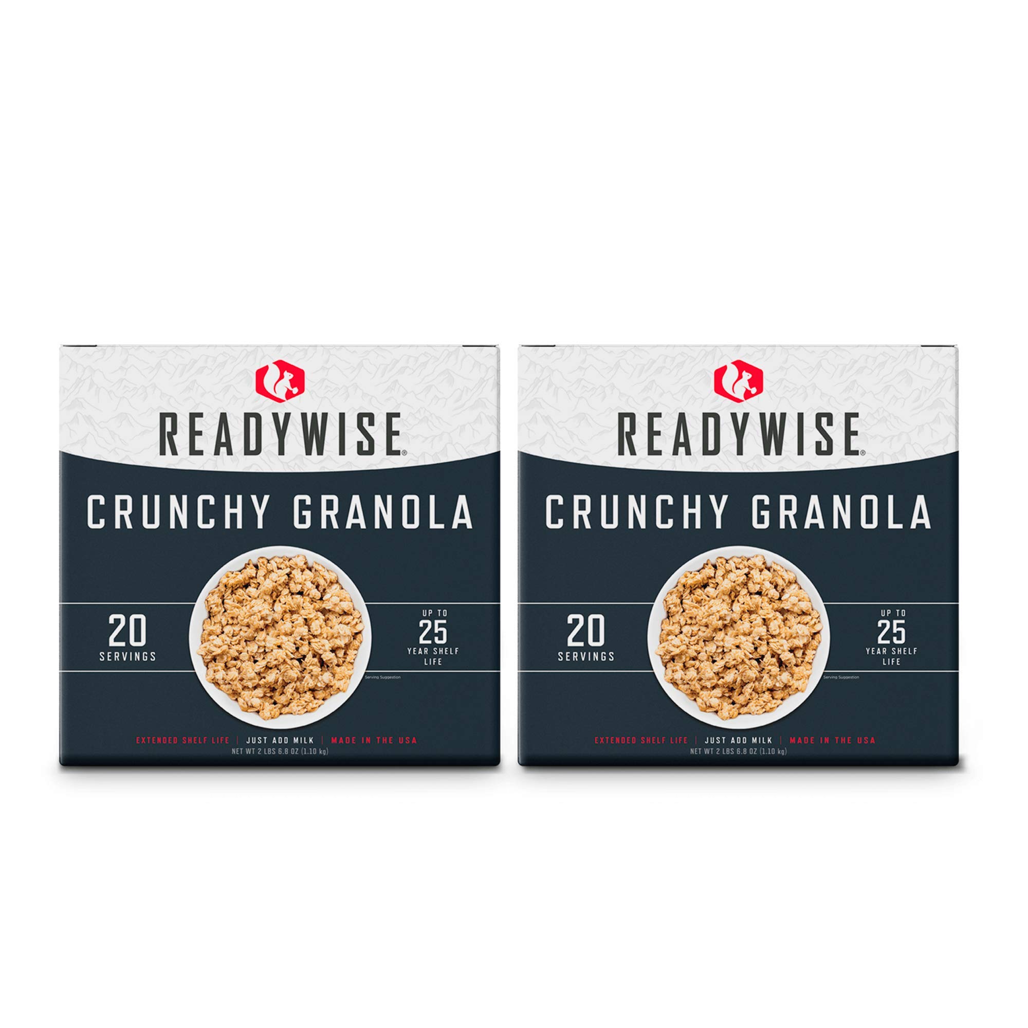 ReadyWise Emergency Food Breakfast Box Kit | 40 Servings