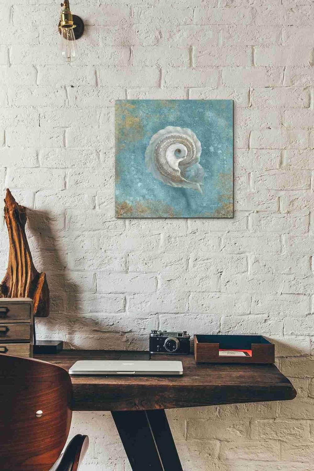 Epic Graffiti 'Treasures From The Sea III' by Danhui Nai, Canvas Wall Art, 12"x12"
