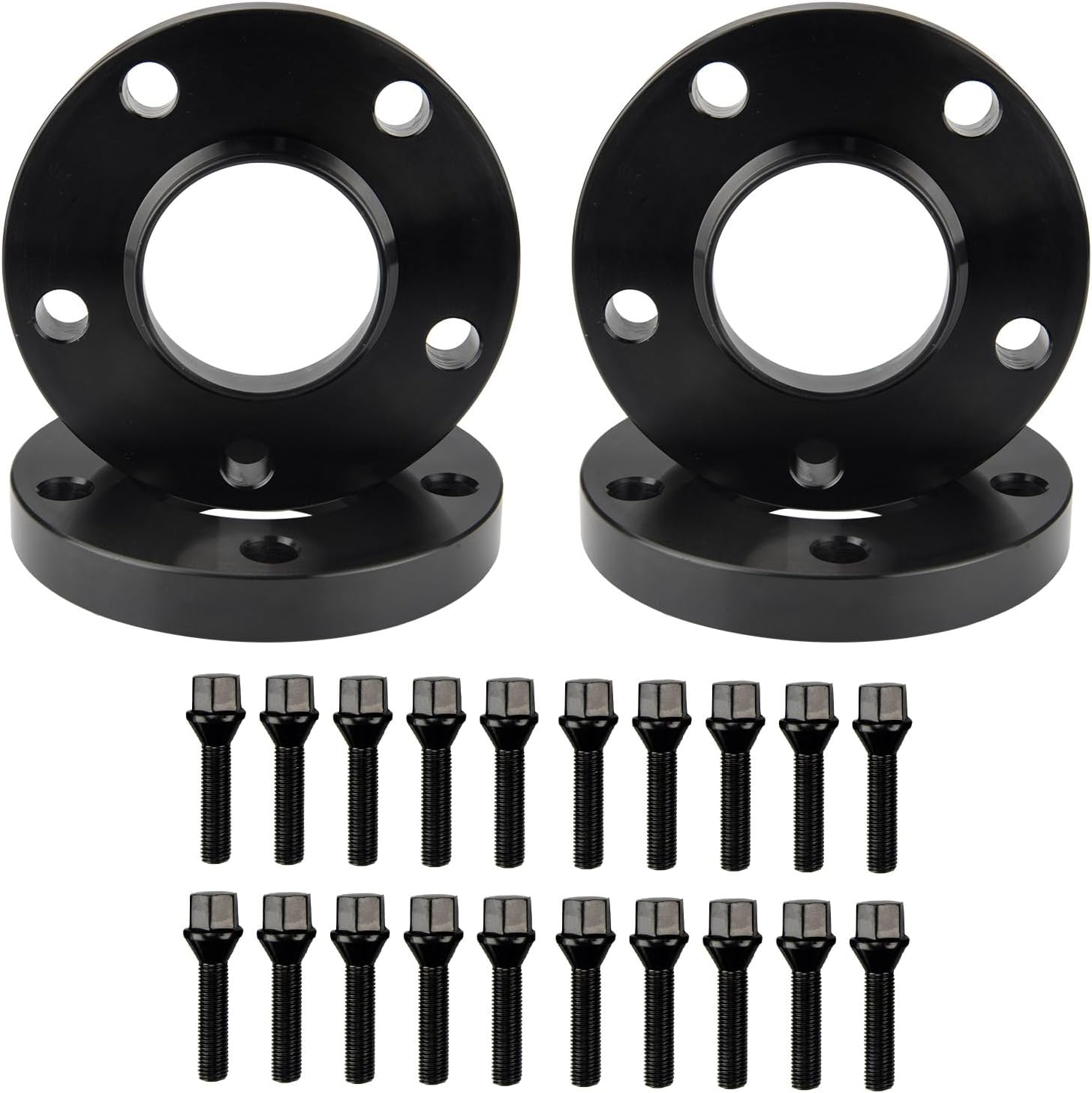 SIZZER 4Pcs 15mm+20mm 5X120/ M12x1.5/72.56mm Wheel Spacers Compatible with 328i, 328i xDrive, 325i, Z3, Z4, 330i, 328xi, 528i, X1, 325Ci, 330Ci, 323i, 335i, 530i, 325xi, 535i, 335i xDrive, 535xi, 525i