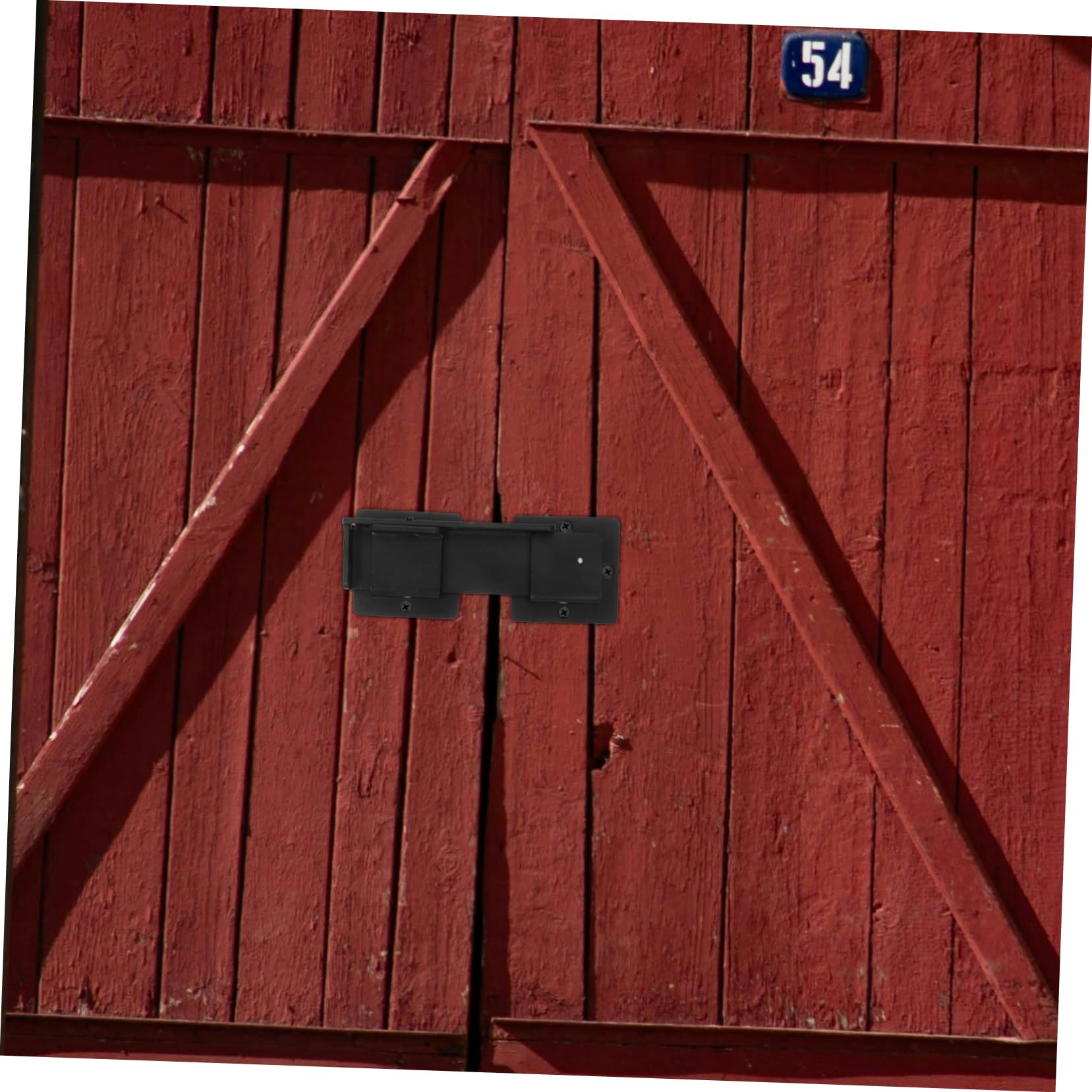 Pestillo Resistente para Puertas Corredizas y Batientes Cerradura De Aluminio Recubierta Bisagras para Portones De Alta Resistencia con Orificio para Candado para Exteriores y