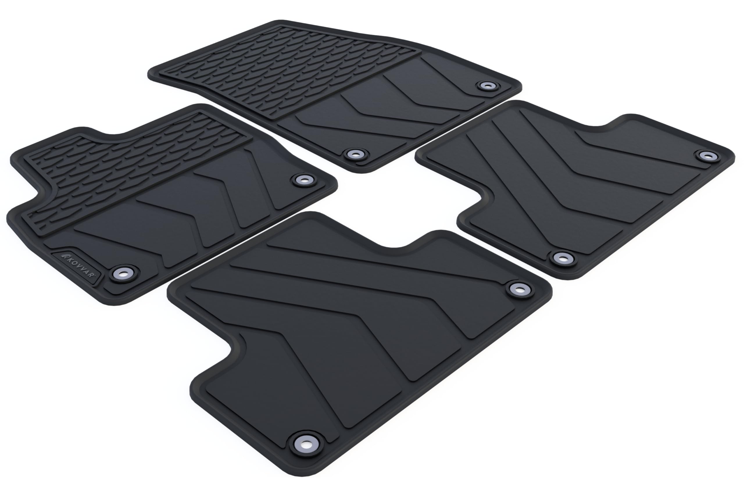 Alfombrillas de Coche de Goma adecuadas para Land Rover Range Rover Evoque 2011-2019 Versión: 3/5 Puertas