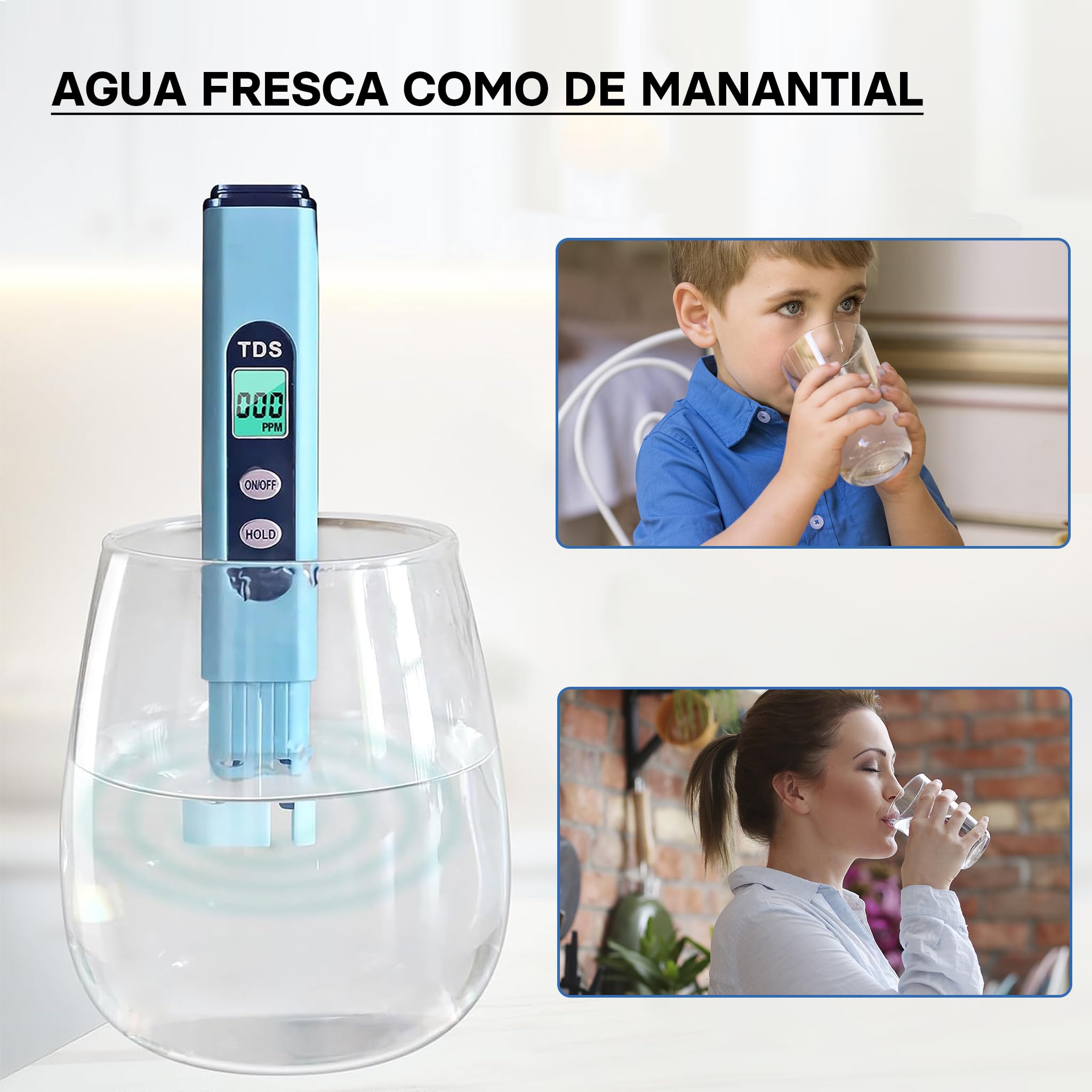 Naturewater NW-BR10B4 Filtro de agua 3-etapas 26.16mm (3/4") cartucho PP Ø60 mm, filtro con soporte de pared, con llave, filtración de sedimentos, carbón activado en bloque y en granulado