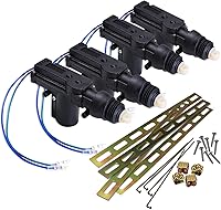 Vista 4 de Zone Tech, Paquete de 2 actuadores de cierre de puerta de alta potencia - Actuador de cierre de puerta de alta potencia resistente, duradero