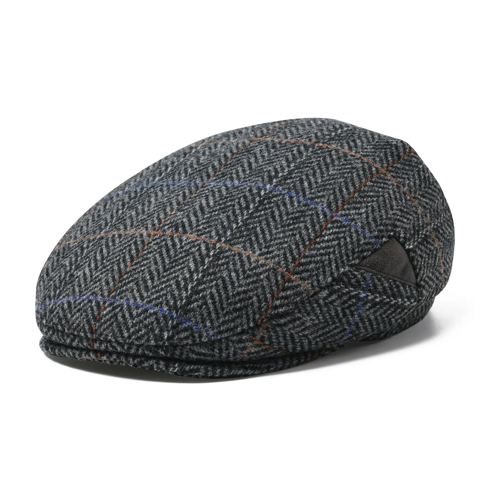 Men's Irish Flat Cap Wool Tweed Gatsby Newsboy Causal Herringbone Ivy Hat