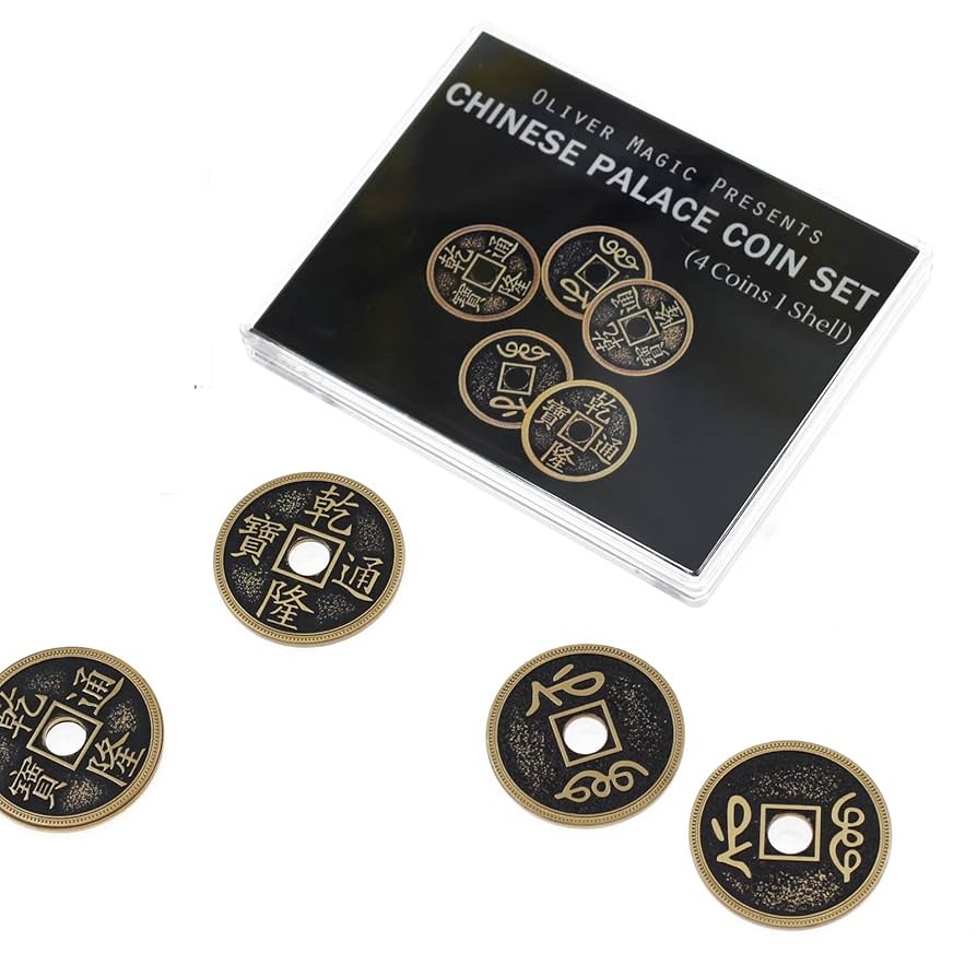 Amazon.com: ZQION Chinese Palace Coin Set (4 Coins 1 Shell