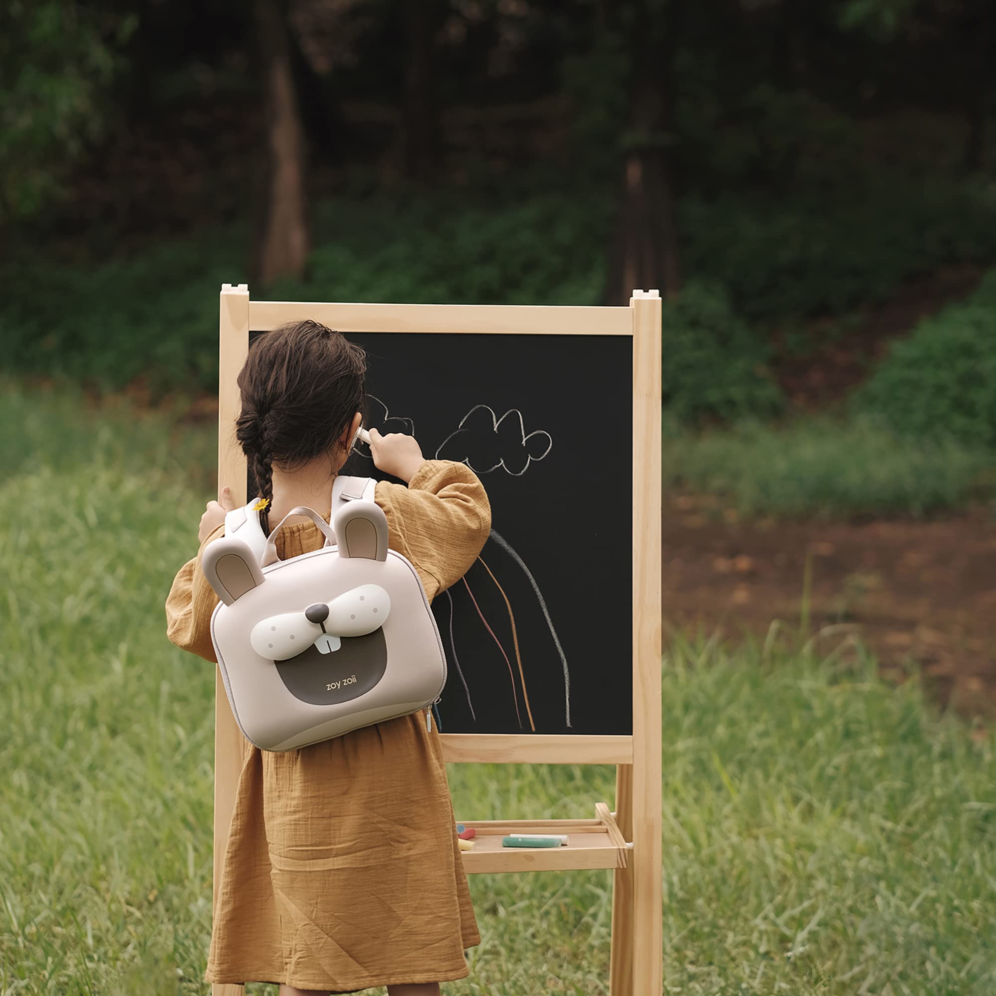 Zoyzoii Zaino per Bambini - Zaino Asilo Bambino Animale Scuola Borsa Zainetto Bambina da 2 a 8 Anni Idee Regalo per Ragazza e Ragazzo per Compleanno,Nuovo Semestre,Viaggi