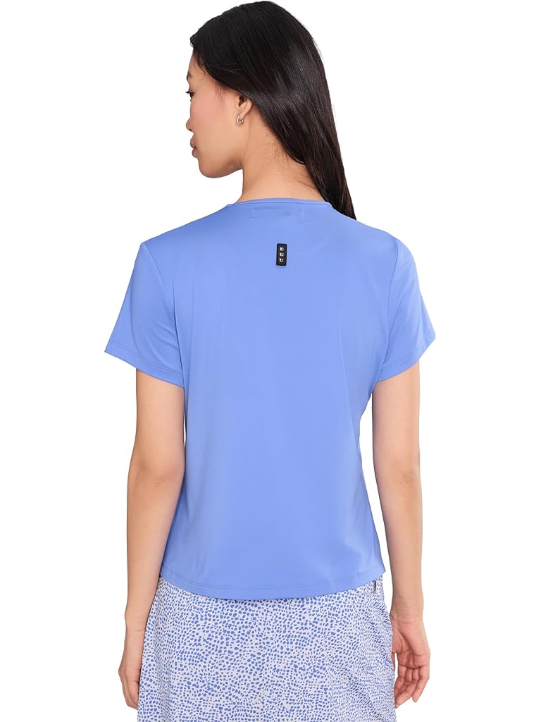 Purple Jamie Sadock Flattering Scoop Neck Pocket Tee