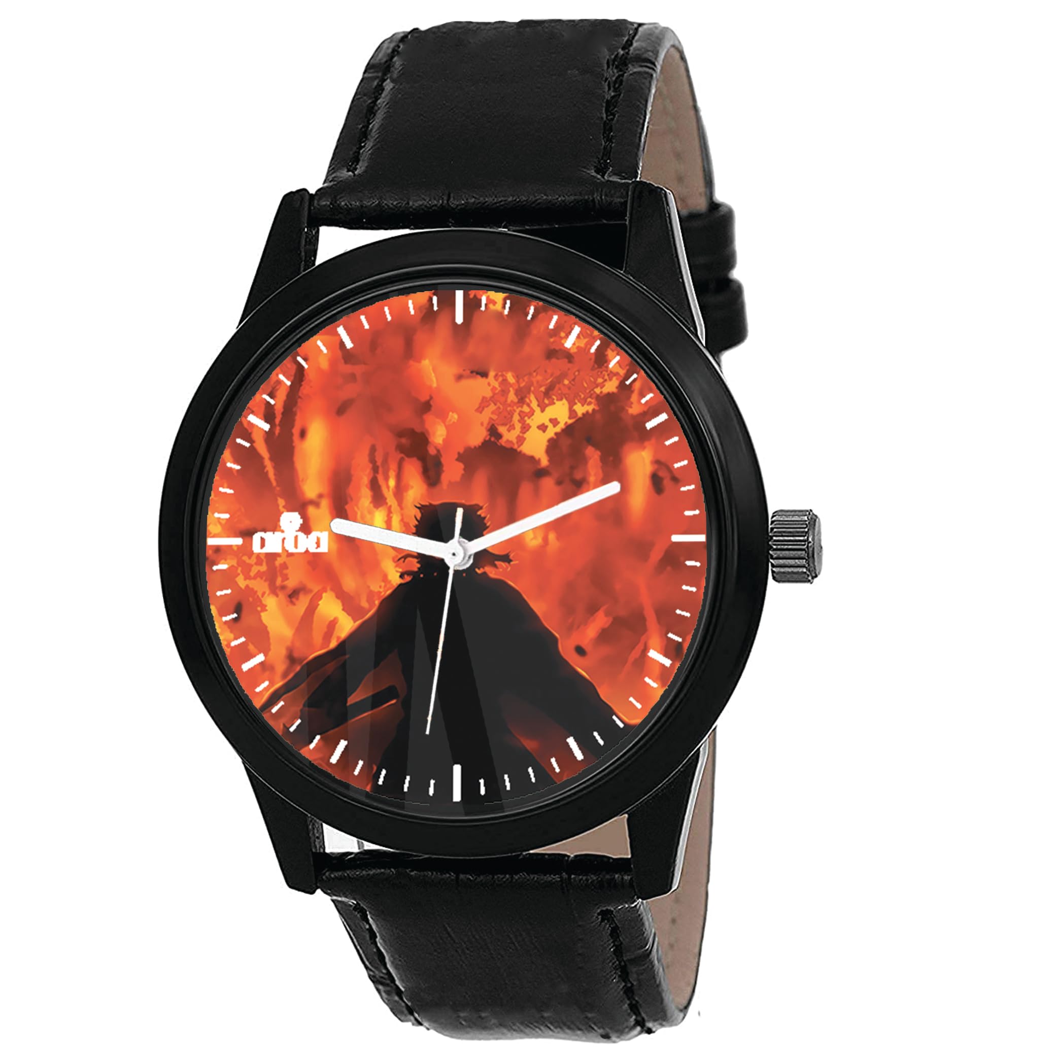 AROA Watch New Watch for Demon Slayer: Kimetsu no Yaiba in Fire Model : 1015 Black Metal Type Analog Black Strap Watch Red Dial for Men Stylish Watch for Boys- (B0CHVWGCRF) Amazon Price History, Amazon Price Tracker