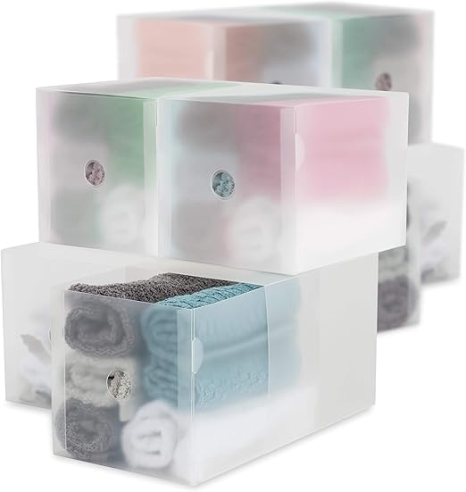 Amazon Co Jp Wallniture 折り紙 2つの引き出し 多目的収納オーガナイザー アートやオフィス用品に リサイクルプラスチック つや消しクリア 4個セット 組み立て簡単 文房具 オフィス用品 Amazon Co Jp Wallniture 折り紙 2つの引き出し 多目的収納オーガナイザー アートやオフィス用品に リサイクルプラスチック つや消しクリア 4個セット 組み立て簡単 文房具 オフィス用品