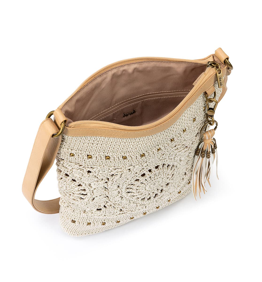 The Sak Crochet Crossbody, Lucia-Bandolera de Ganchillo Mujeres, Parent, One Size