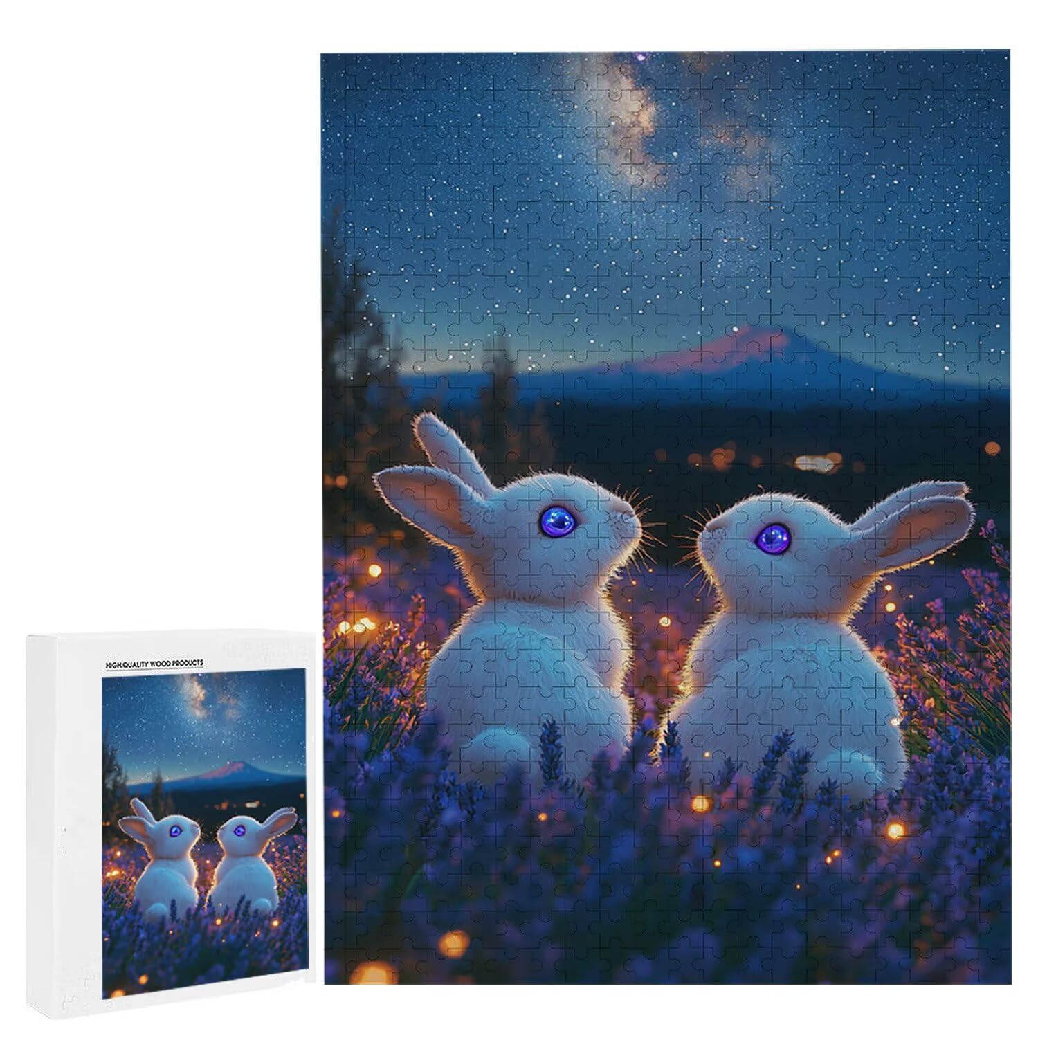 Puzzle dla dorosłych 4000 elementów dla królika gwiazdowego | Zabawa rodzinna i zajęcia grupowe dla nastolatków i | Prezent urodzinowy dla dzieci od 14 lat | Dekoracja domu i pomysł na prezent na