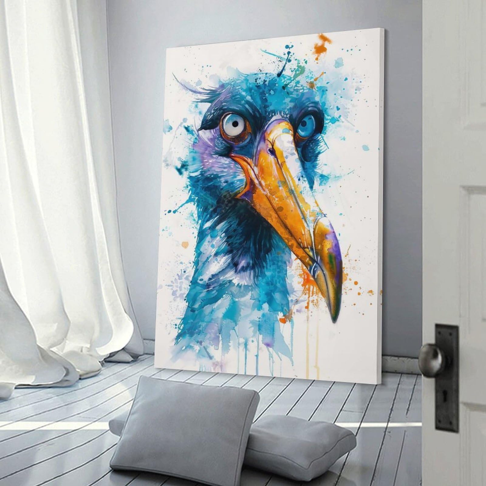 Junmoney Albatross Canvas Art Print, 24x36inch(60x90cm), for Bedrooms, Workspaces And Everyday Interiors, A Flexible Wall Accent for Shared Spaces