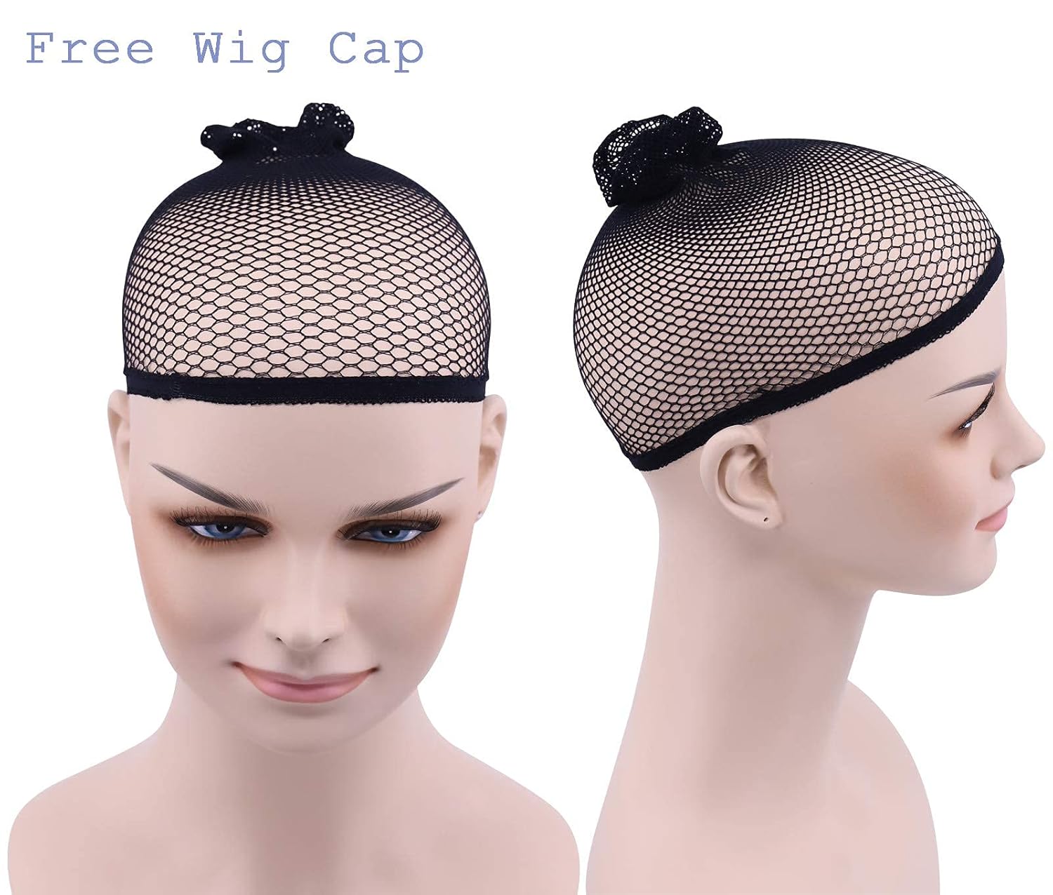 Dark Purple Cosplay Wig Costume Wigs with Bangs for Adults + Free Wig Cap - Image 4