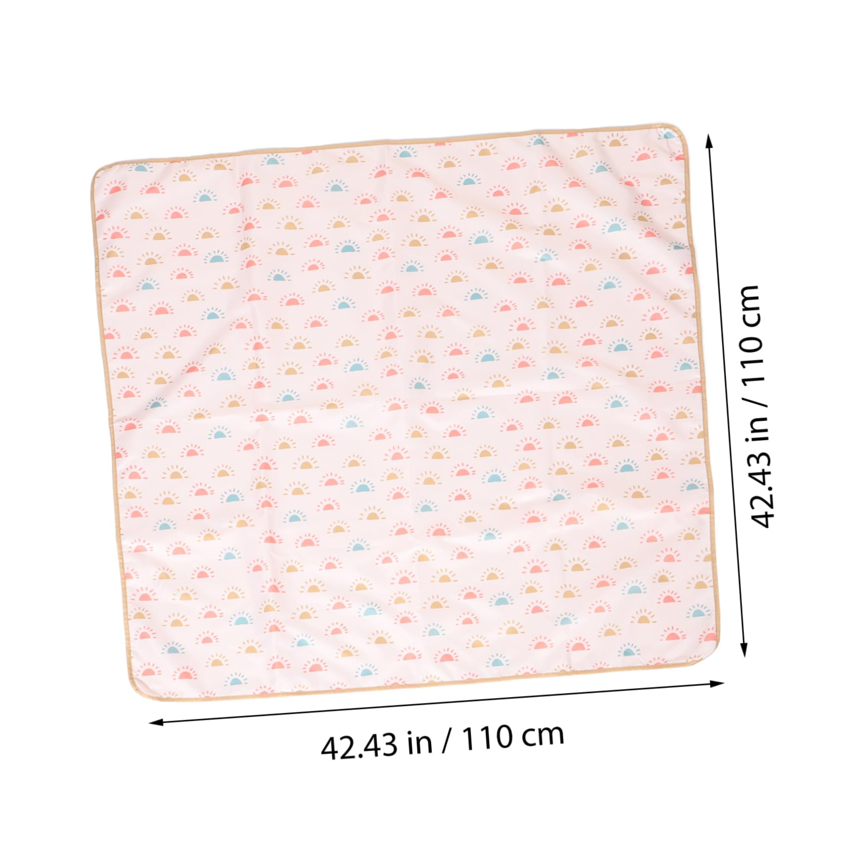 Totority Baby Highchair Floor Mat Anti-Slip Decorative Floor Protector for Home