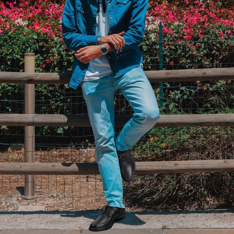 Hands-Free Slip-On Dress Shoes for Men – Premium Leather, Slip-Resistant Sole – Includes Socks & Cleaning Kit - Image 5