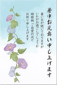Amazon | 暑中見舞いはがき 10枚 ×3（計30枚）書ける 暑中見舞いハガキ