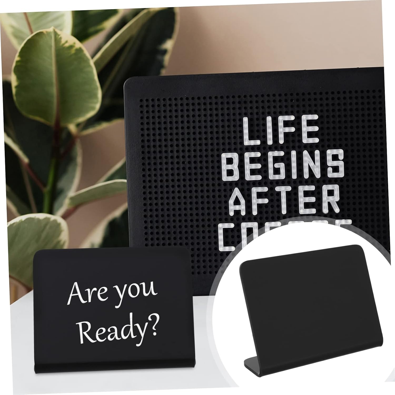 IMIKEYA 12pcs Creative Small Chalkboards Acrylic Message for Home Weddings and Kitchen Displays for Signs Drawings and Messages and Unique Design