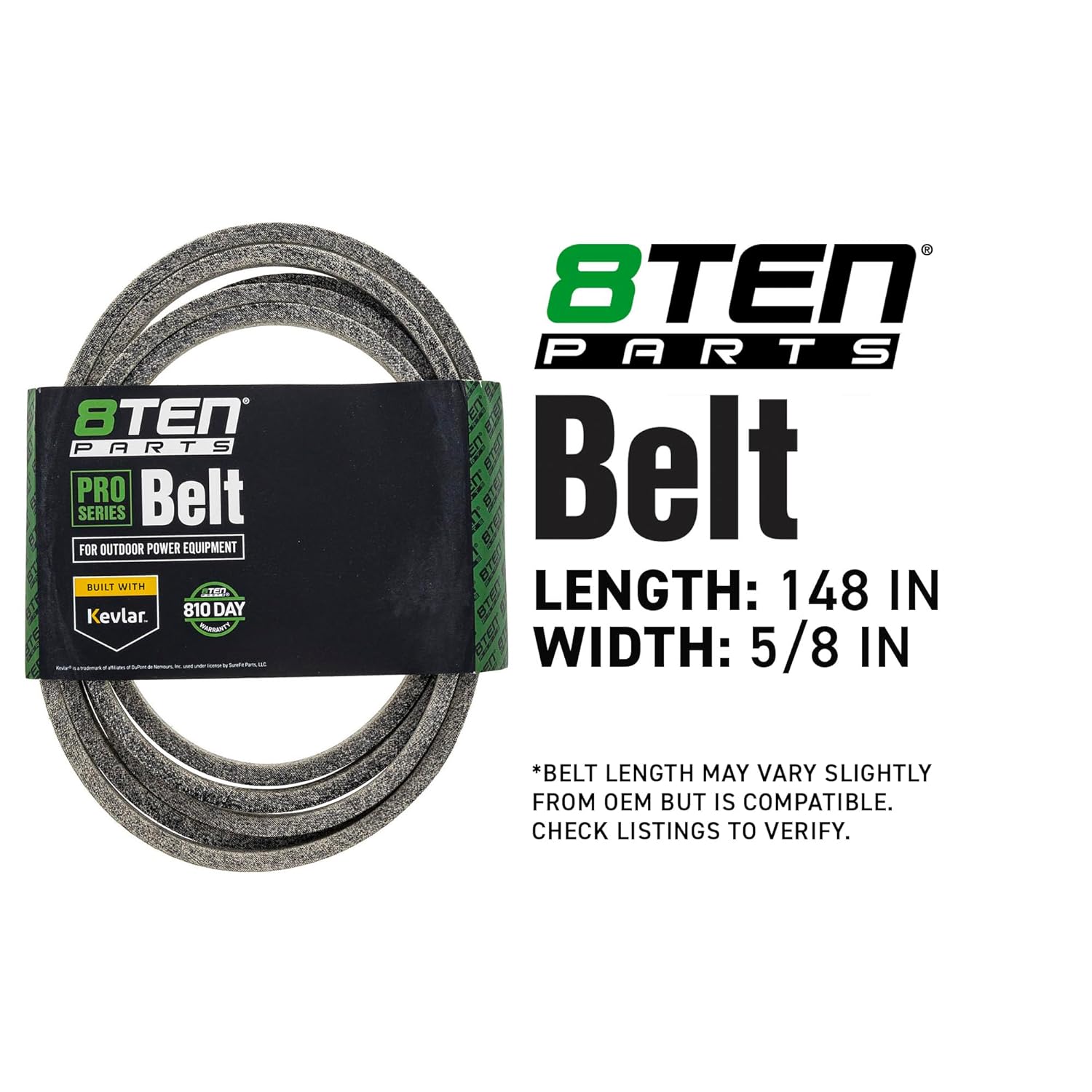 8TEN Mower Deck Kit for Cub Cadet RZTL54 RZTS54 Troy-Bilt Mustang XP 54 Inch Craftsman Z6600 742-05056 954-04329 (Blade Spindle Belt)