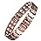 Feraco Men\'s Copper Magnetic Bracelet Elegant 99.99% Solid Copper Bracelets with Double-Row Strong Magnets,Magnetic Jewelry