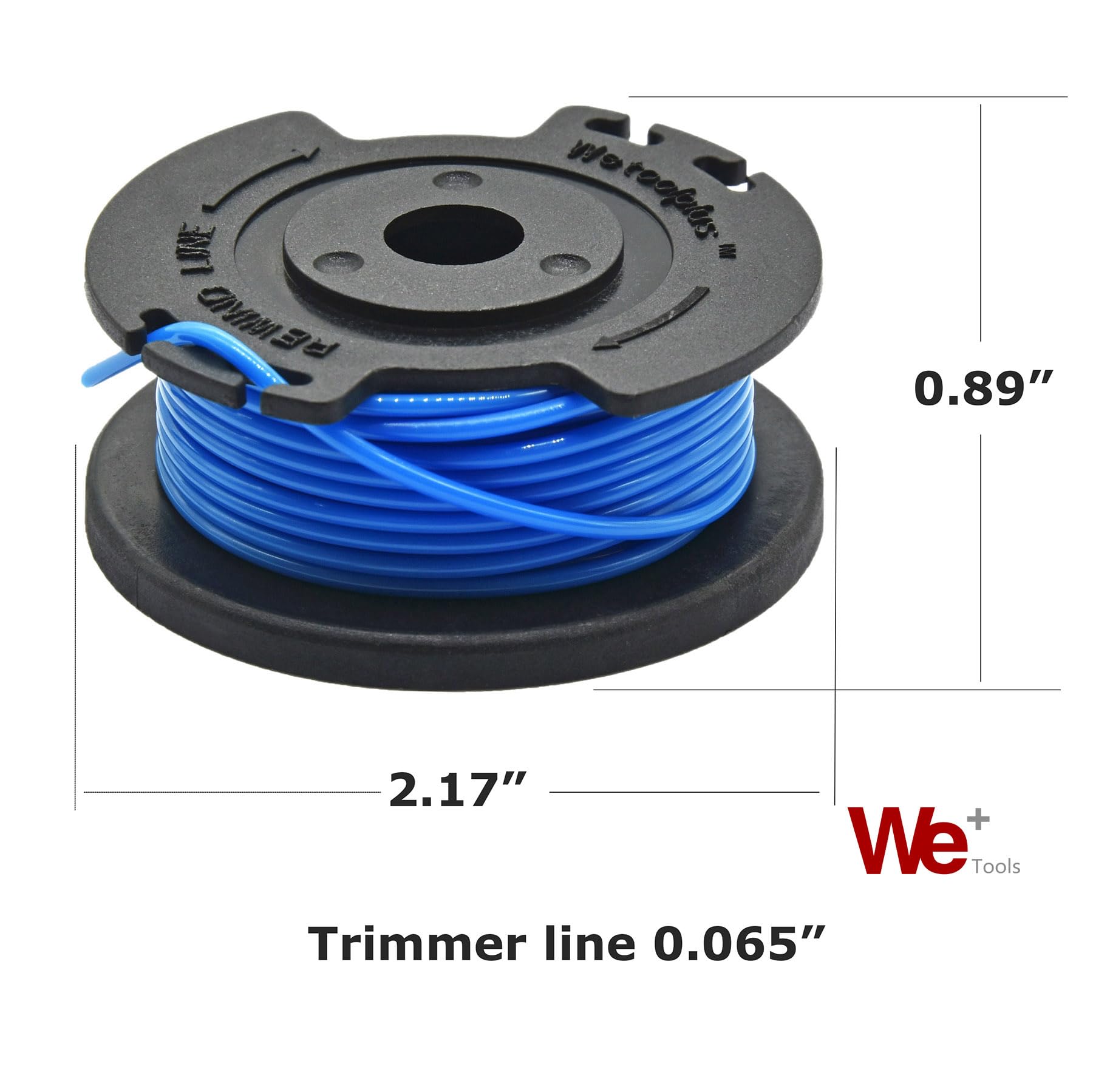 Ersatzspule 0,2 Cm & Kappe Für Toro Rasentrimmer Modelle 51484, 51486, 51487 – 6 Stück, Werkzeuglos Wechselbar