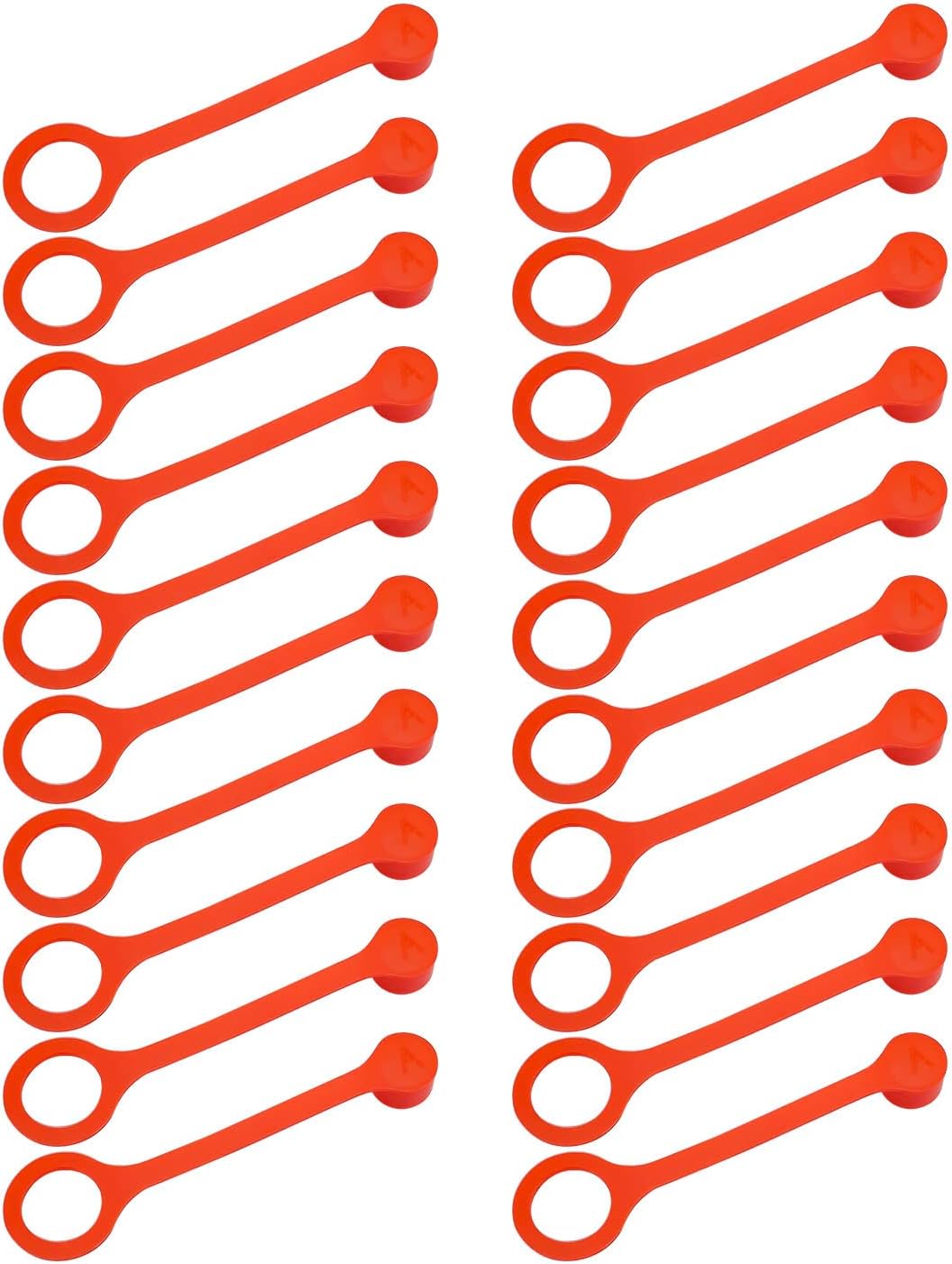 Rubber Blow Off Caps Fire Suppression Nozzles Fit for Ansul R102 Piranha Industrial Kitchen Suppression Vent A Hood Systems Grease Caps Kit, 20 Caps