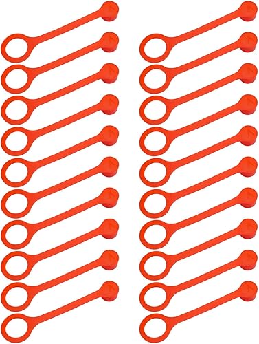 Tapas de goma para Ansul R102 Piranha - Boquillas industriales de supresión de incendios de cocina con sistema de ventilación A, kit de tapas de