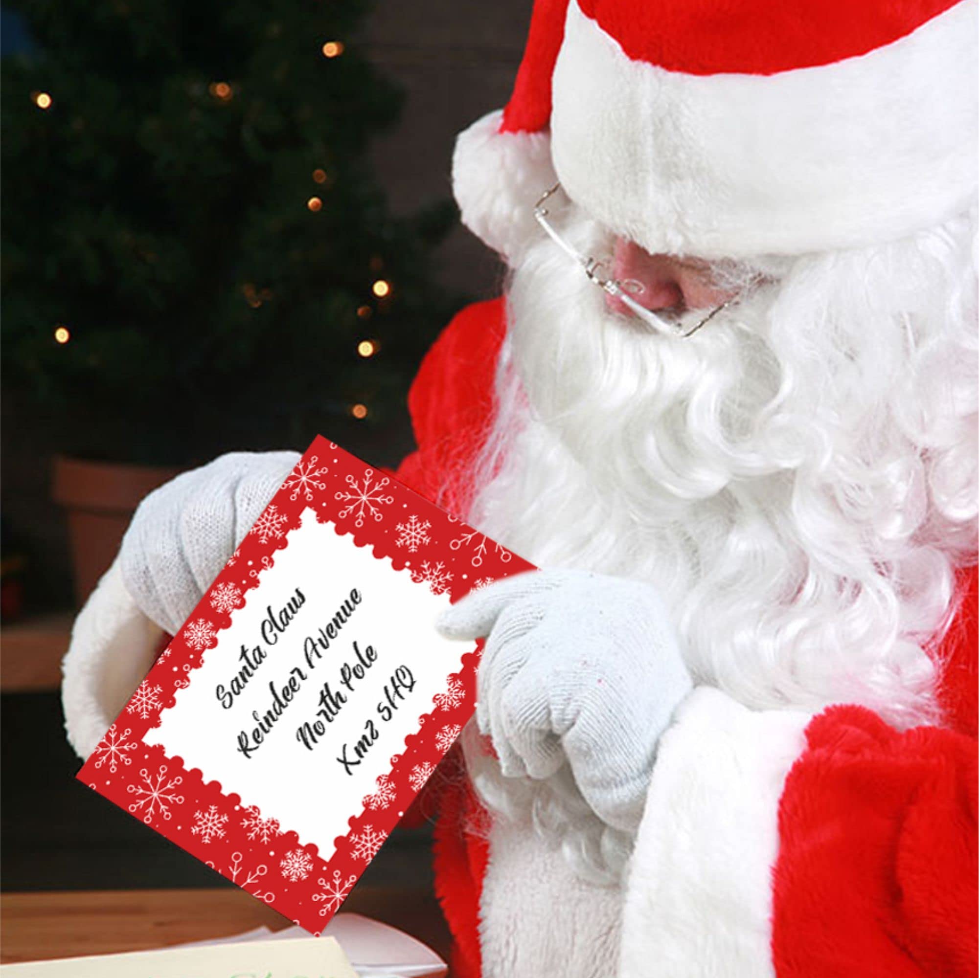 Briefe An Den Weihnachtsmann Kit – 8 Sets Mit Karten, Umschlägen & Stickern, Für Magische Wunschlisten