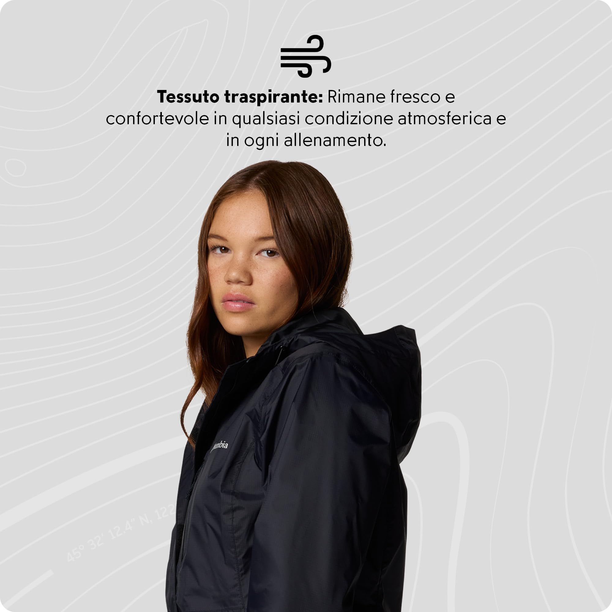 Columbia Pouring Adventure III Jacket, Giacca Impermeabile Donna