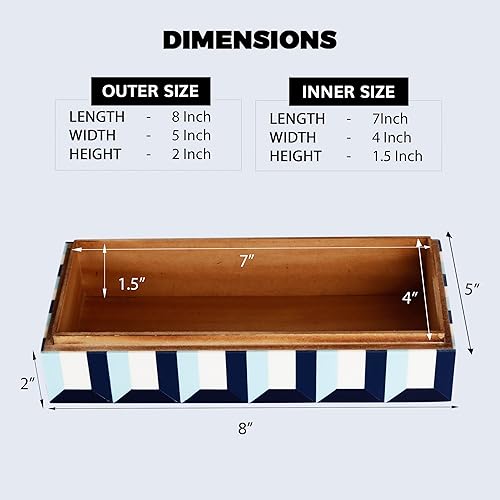 Miniatura 2 de Handicrafts Home Colección Patisserie - Joyero decorativo hecho a mano para recuerdos, baratijas y decoración del hogar, caja para almacenamiento de