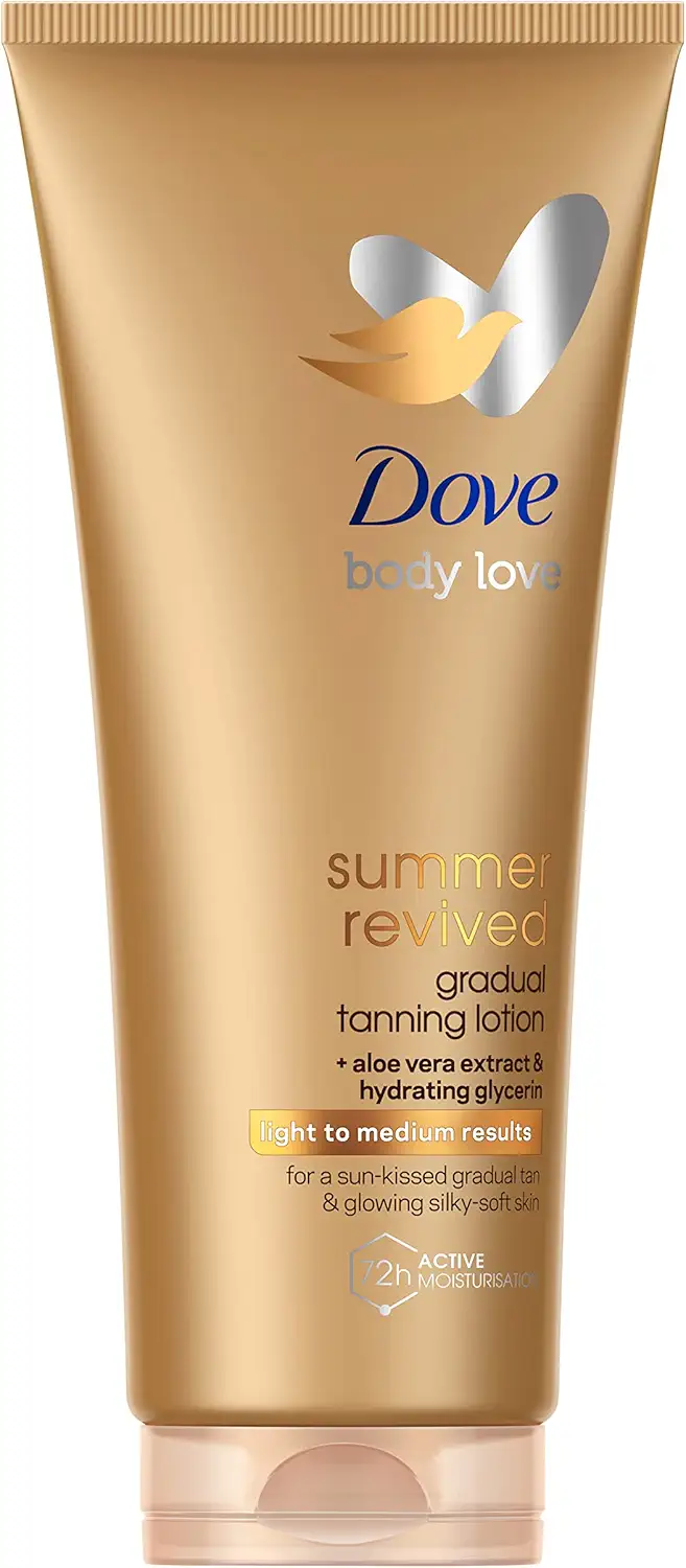 Dove Loción corporal autobronceadora para piel de tono claro a medio Dove Summer Revived que mantiene la hidratación de la piel 200ml