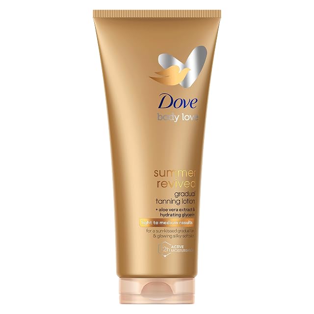 Dove Dove Summer Revived Samoopalający Balsam Do Skóry O Jasnym Do Średnim Stonowanym, Który Utrzymuje Nawilżenie Skóry, 200 ml
