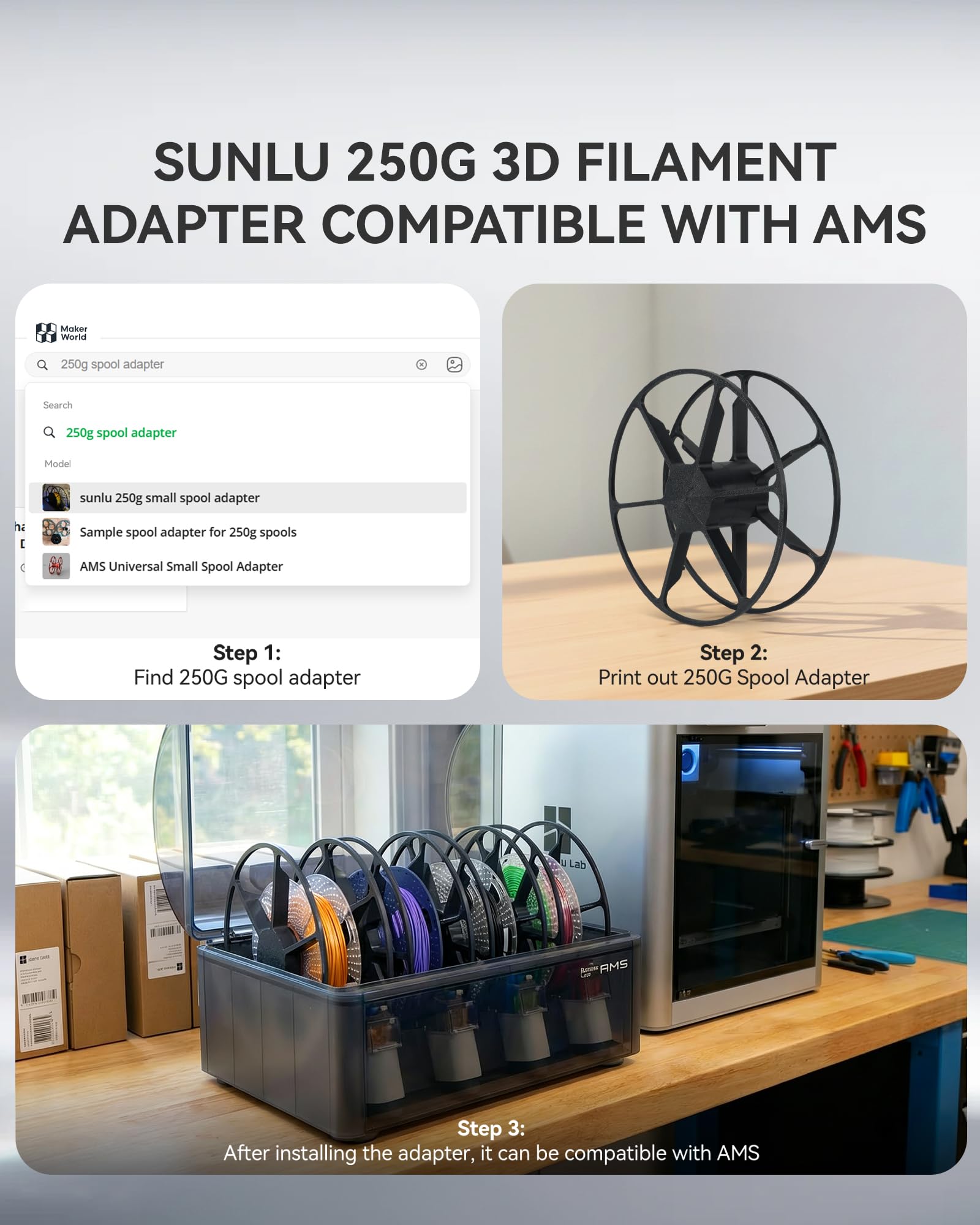 Colorful 3D Printing Filament Bundle - SUNLU PLA -8