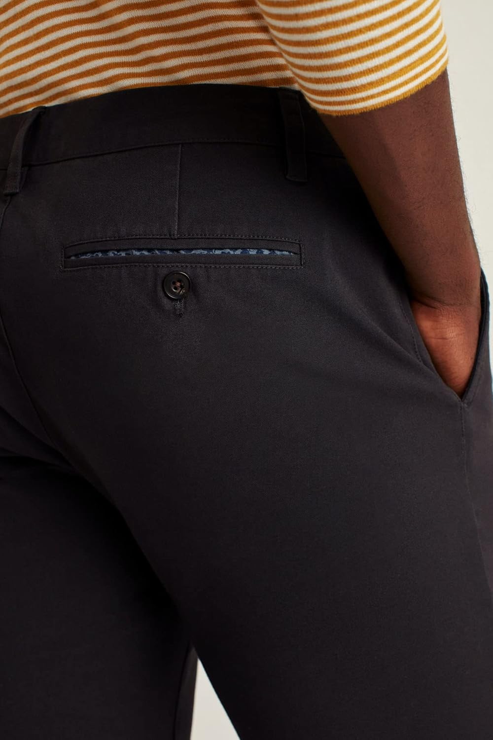 Bonobos - Mens Stretch Washed Chino 2.0 Pants, Size: 35W x 30L, Color: Faded Black, Graphite - Image 4