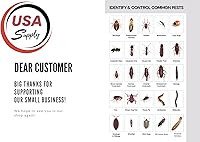 Vista 3 de Vendetta Plus Cockroach Bait - Contains IGR, Best Roach Killer for Infestation Premium USA Supply Gloves USA Supply Pest Identification Card
