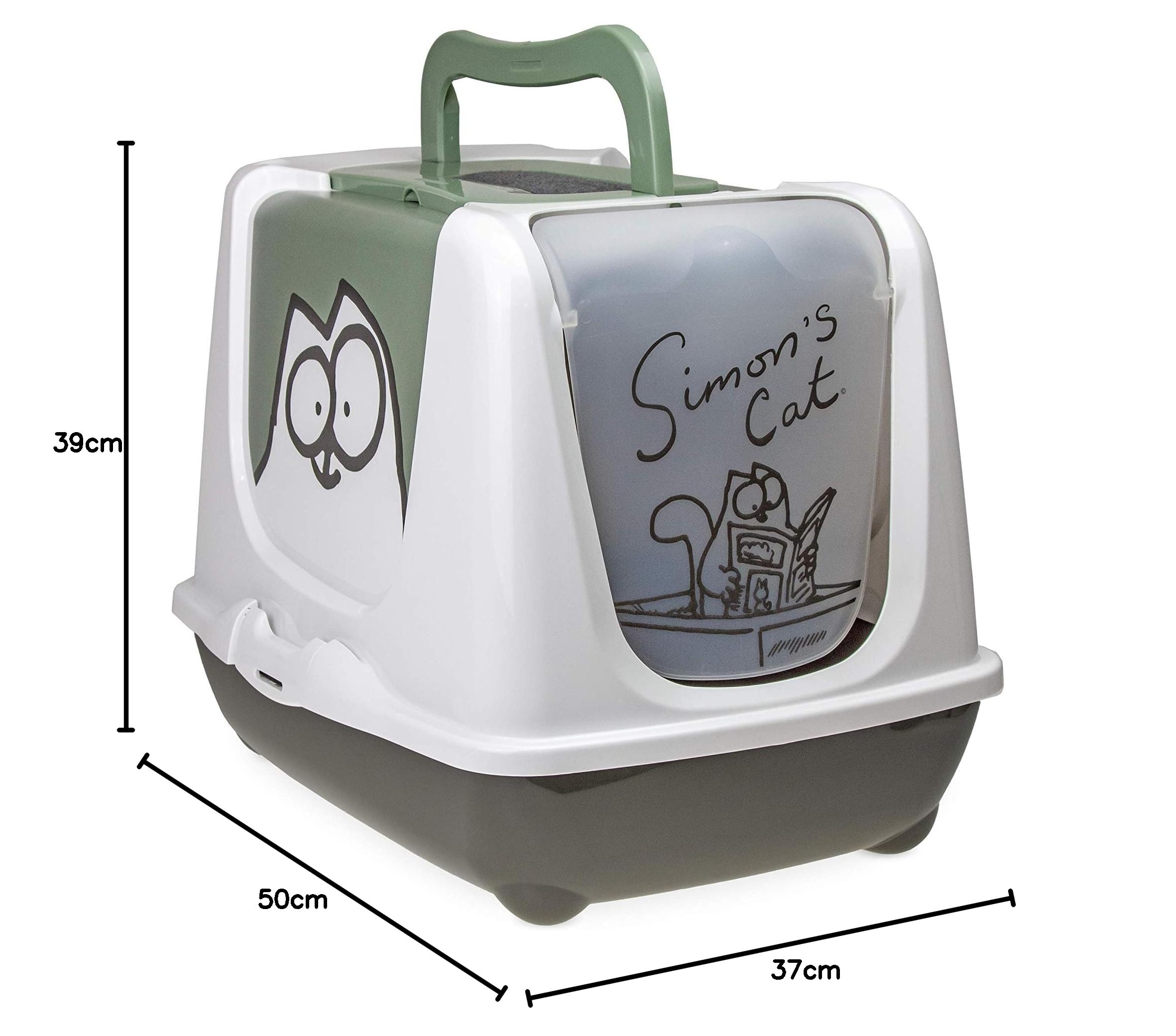 Simon's Cat kuweta dla kota dł.: 50 cm szer.: 37 cm wys.: 39 cm
