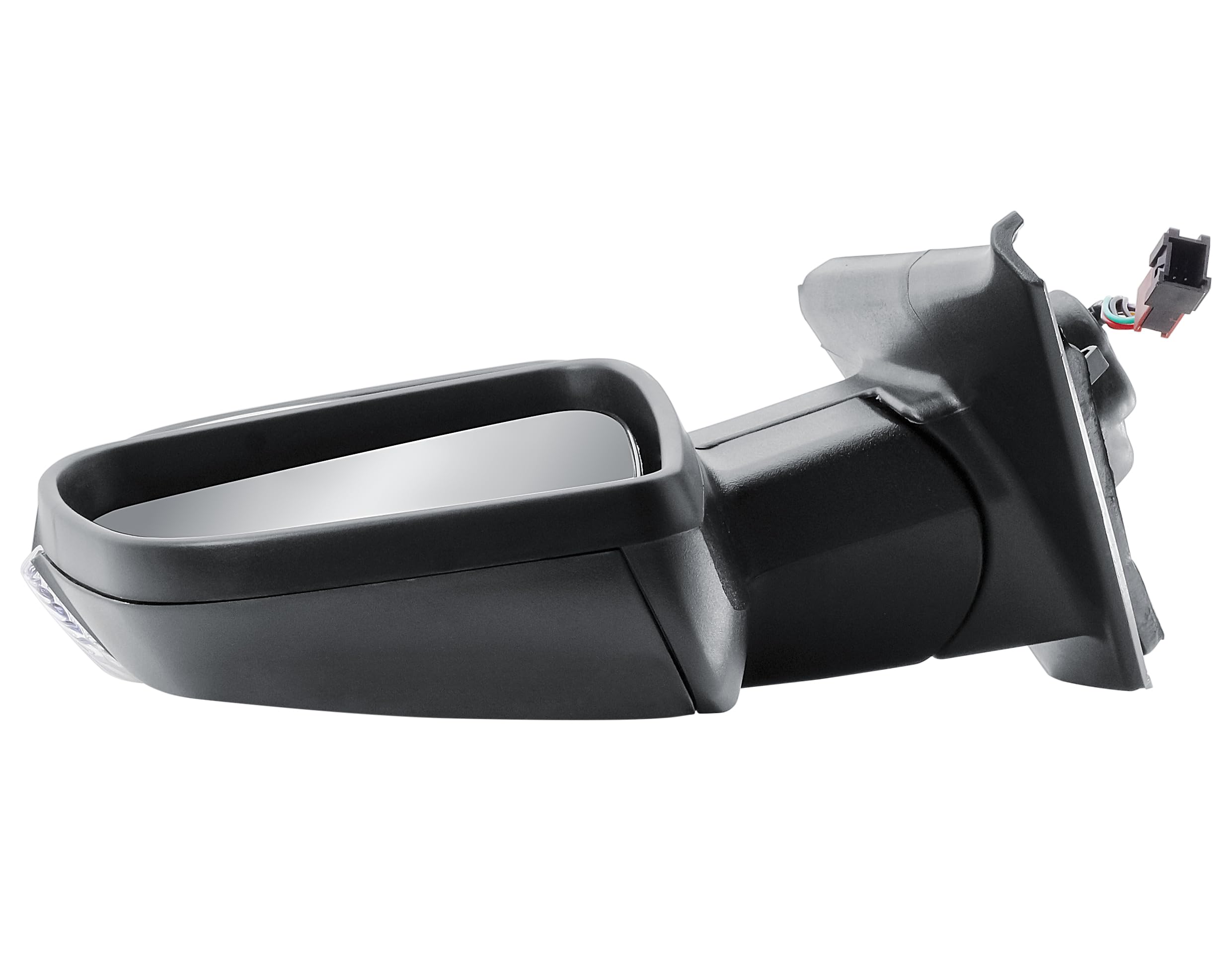 Specchietto Retrovisore Elettrico e Riscaldabile con Indicatore di Direzione Lato Passeggero Anteriore con Retroparte Testurizzata e Trattata Per Fiat Doblò 2010-2023 e Opel Combo 2010-2019