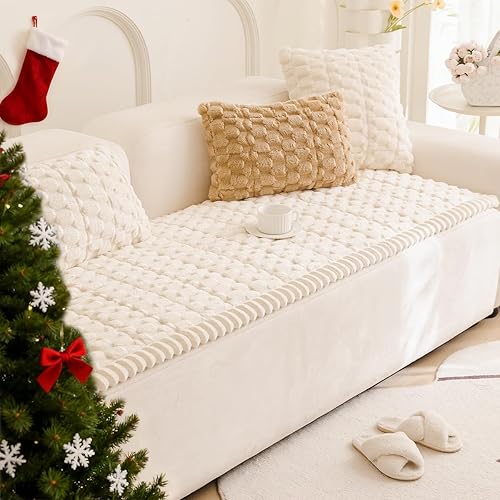 Miniatura 2 de Fundas de sofá de felpa para mascotas, lavables, protectores de sofá para cojines, fundas protectoras de muebles aptas para perros