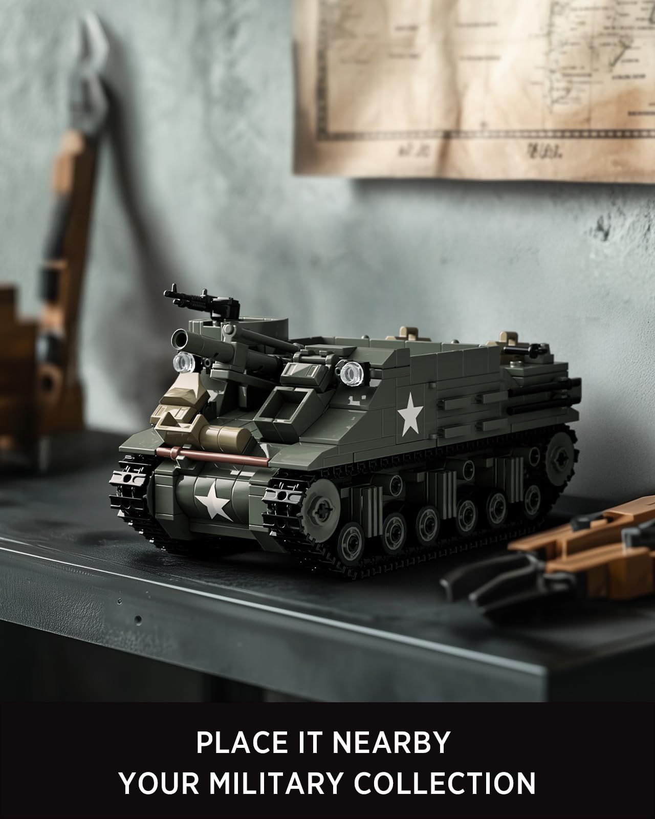 Amazon.com: Nifeliz Military M7 Priest Tank Model Building Set