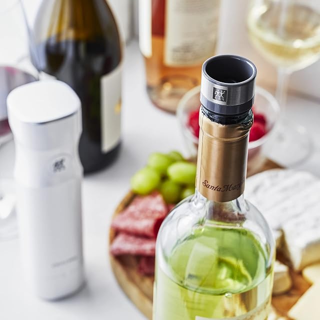 Zwilling Fresh & Save Zestaw Korków Próżniowych, 3-Częściowy, Szary
